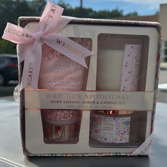 Wright's Apothecary Vanilla Jasmine Gift Set, New In Box - Picture 1 of 1